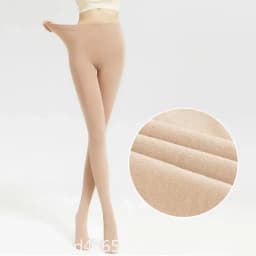 Women Fleece Lined Thermal Winter Tights Sheer Velvet Pantyhose Thick Warm Plush Inner Layer Leggings