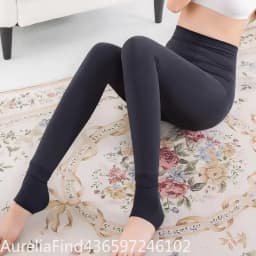 Women Fleece Lined Thermal Winter Tights Sheer Velvet Pantyhose Thick Warm Plush Inner Layer Leggings