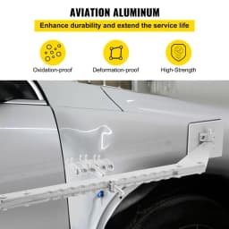 SucceBuy Dent Pull Bar 6 Claw Hook Dent Puller Single Leg Levelling Portable Dent Pull Bar Aluminum Alloy for Car Dent Repairing