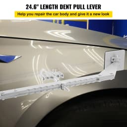 SucceBuy Dent Pull Bar 6 Claw Hook Dent Puller Single Leg Levelling Portable Dent Pull Bar Aluminum Alloy for Car Dent Repairing