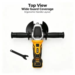 Cross-Border DW Brushless Lithium Angle Grinder, Multifunctional Polishing and Cutting Small Cordless Electric Sander Wholesale, Compatible with 20V, 6Ah Batteries