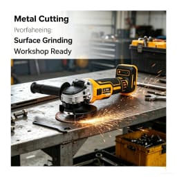Cross-Border DW Brushless Lithium Angle Grinder, Multifunctional Polishing and Cutting Small Cordless Electric Sander Wholesale, Compatible with 20V, 6Ah Batteries