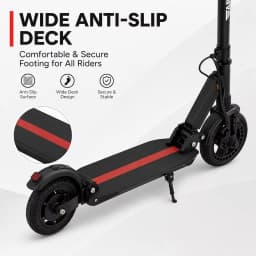 350W Folding Electric Scooter 25KM/H Max Speed 36V 7.5Ah Battery 8.5 Inch Shock‑Absorbing Tire Portable E‑Scooter for Adult Urban Commute