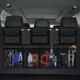 Car Trunk Organizer, Large Capacity Car Organizers and Storage with 8 Pockets, Waterproof Backseat Hanging Organizer for SUV, Truck, MPV, Interior Accessories for Men and Women