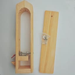 1Set Leather Stitching Pony DIY Leather Stitching Clamp with PU Leather Wood Pony Horse Clamp