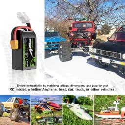 OVONIC R‑Line Version 3.0 4S Lipo Battery 1550mAh 120C 14.8V XT60 Plug FPV Drone Battery for 180‑250mm FPV Racing Freestyle Drones 1 Pack 2 Pack