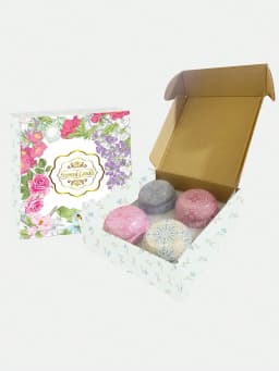 4pcs/1pc Boxed Scented Candle Set, Assorted Fragrances, Long-Lasting, Smokeless Ideal For Holidays, Weddings, Home Decor, Room Decor, Seasonal Decor
