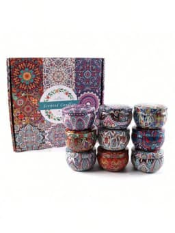 4pcs/1pc Boxed Scented Candle Set, Assorted Fragrances, Long-Lasting, Smokeless Ideal For Holidays, Weddings, Home Decor, Room Decor, Seasonal Decor