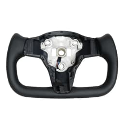 Yoke Steering Wheel For Tesla Model Y 3 2016-2022 Model Y 2020-2024 Heating With Heated Black Car Accessories