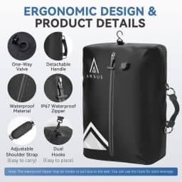 Vacuum Compression Packing Bags For Travel Clothing, Space Saving Storage Pouches For Luggage Suitcase Organizer