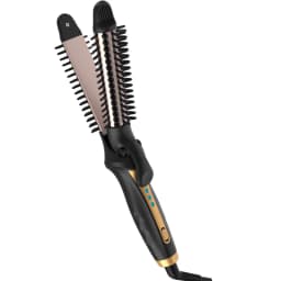 New Type of Multi-Functional LED PTC Hair Styling Tool - Electric Hair Curler and Straightening Comb - Suitable for Both Home Use and Travel