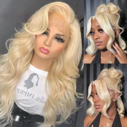 613 Hd Lace Front Wig 13x4 13x6 360 Full Lace Frontal Wig 200% Density Body Wave Brazilian Remy Blonde Wigs for Women 30 40 Inch