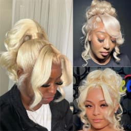 613 Hd Lace Front Wig 13x4 13x6 360 Full Lace Frontal Wig 200% Density Body Wave Brazilian Remy Blonde Wigs for Women 30 40 Inch