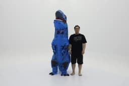 Tyrannosaurus Rex Inflatable Costume Mascot Parade Adult Cosplay Halloween Party Performance Props Activity Set