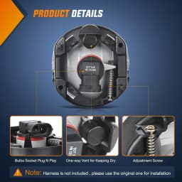 Nilight Fog Lights Assembly Compatible with 2008 2009 2010 Dodge Challenger 2005 2006 2007 2008 2009 2010 Dodge Grand Caravan Charger Caliber Nitro Avenger Chrysler Town&Country Pacifica Jeep Patriot