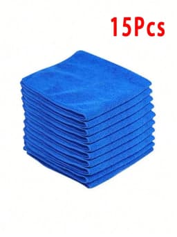 Cleaning Cloth,5/15/30pcs Soft Microfiber Car Cleaning Cloths, 25*25cm/9.84*9.84inch Polishing Detailing Rags For Auto, Motorcycle, Glass, Home Cleaning Towels