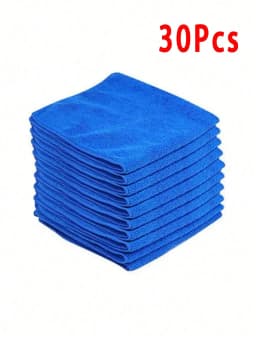 Cleaning Cloth,5/15/30pcs Soft Microfiber Car Cleaning Cloths, 25*25cm/9.84*9.84inch Polishing Detailing Rags For Auto, Motorcycle, Glass, Home Cleaning Towels