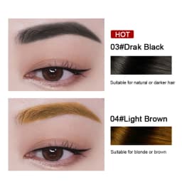 15PCS/SET Easy Stamp Eyebrow Shaping Powder,Light Removable Formula,Various Shape Brow Stencils,Soft Grooming Spiral Brush,Matte Gentle Color Effect,Multi Tone Matching Powder,Hairline And Eyebrow Retouch Kit For Daily Casual Makeup Outfits