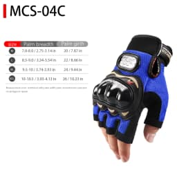 Motorcycle Half Finger Gloves Cycling Skateboard Riding Gloves for Bikers And Skateboarders