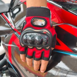 Motorcycle Half Finger Gloves Cycling Skateboard Riding Gloves for Bikers And Skateboarders