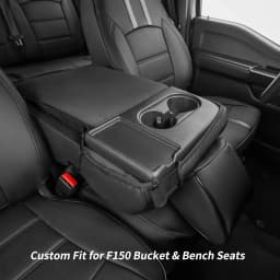 Coverdream F150 Seat Covers Custom Fit for Ford F150 SuperCrew 2015-2026 XL/XLT F250/F350/F450 Crewcab 2017-2026 XL/XLT Full Set Trucks Waterproof Leather Seat Protectors