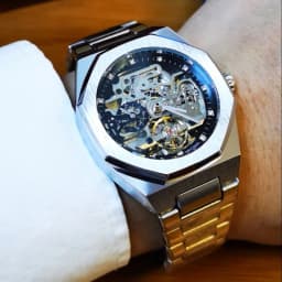 Forsining Business Mechanical Watch for Men Fashion Tourbillon Skeleton Mens Watches Top Brand Luxury Stainless Steel Strap Wristwatches
