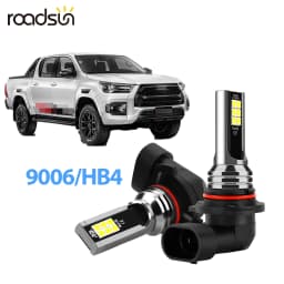 2PCS 16000LM 9006 LED Fog Lamp HB4 LED Fog Lights Bulbs Super Bright 6000K White Automobile Light Fanless Driving Lamp 3570 CSP Fit For Car Motors