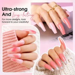Ovanlee Form-Free Polygel Starter Kit – 30ml X2 Builder Gel with Lamp, Tips & Tools, No Messy Paper Forms Needed, Includes Winter Preheating Hack for Easy Squeezing