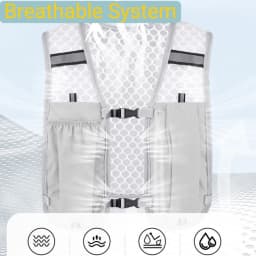 Running Vest Hydration Backpack for Men Women, 5L Lightweight Running Backpack Hydration Pack for Marathon, Trail, Cycling, Hiking, Jogging