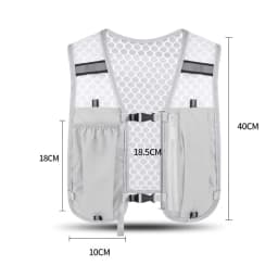 Running Vest Hydration Backpack for Men Women, 5L Lightweight Running Backpack Hydration Pack for Marathon, Trail, Cycling, Hiking, Jogging