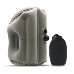 Neck Support Pillow, Inflatable Travel Pillow, Inflatable Neck Pillow Suitable For Sleep, Supporting The Head, Neck, And Lumbar Spine. Suitable For Airplanes, Cars, And RVs. Foldable For Storage, For Camping
