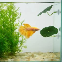 3 Pcs Betta Fish Leaf Hammock for Aquarium Decoration, Green Plastic Resting Spot with Suction Cup, Practical Breeding and Rest
