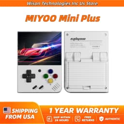MIYOO Mini Plus Portable Retro Handheld Game Console 3.5" Screen V2 Mini+ IPS Screen Classic Video Game Console Linux System Children's Gift