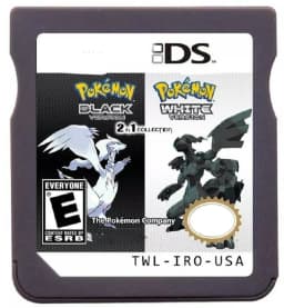 Pokemon. Game Card Black1 2 White 1 2 White Gold + Diamond + Pearl Combined Card Cartridge Card Video Game Handheld Player Game Card (R4 Card) for DS NDS 3DS
