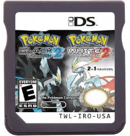Pokemon. Game Card Black1 2 White 1 2 White Gold + Diamond + Pearl Combined Card Cartridge Card Video Game Handheld Player Game Card (R4 Card) for DS NDS 3DS