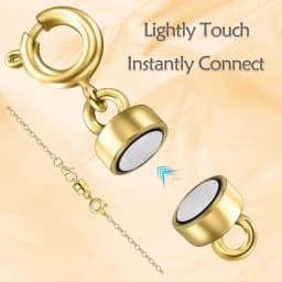 18pcs Magnetic Necklace Clasps and Closures Bracelet Converter Clasp,Suitable for Necklaces Chain Extender
