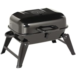 Portable Tabletop Charcoal Grill Bbq Camping Picnic Cooker Air Vent Outdoor