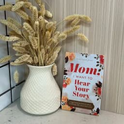 Mom I Want to Hear Your Story Mother's Day Gift Memories Journal Elegantly Designed Inspirational Family Journal with Life Prompts