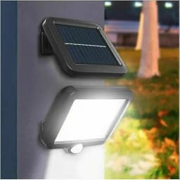 Solar Lights Outdoor Waterproof IP54, 160 COB LED Solar Motion Sensor Wall Lights, Split Design Solar Powered Security Lights with Emergency Lighting for Garden, Porch, Yard, Patio and Outdoor Street