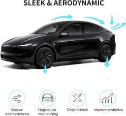 Spoiler for 2025 2026 2027 Tesla Model Y Juniper Rear Spoiler Wing ABS OEM Rear Trunk Lip Sporty Appearance for Tesla Model Y Juniper (Standard & Premium) Accessories Not for Model Y L