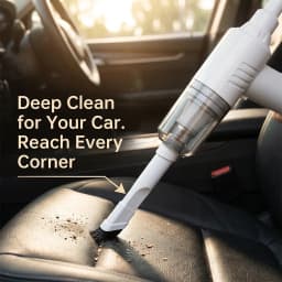 Portable Mini Wireless Vacuum Cleaner USB Rechargeable High Power Handheld Vacuum For Auto Car Home Desktop Computer Dust Cleaning