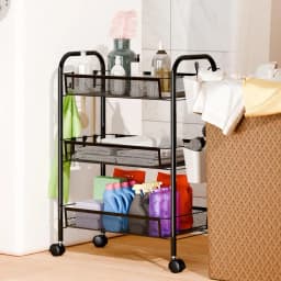 Fruit Vegetable Storage Basket, 5 Tier Stackable Metal Mesh Storage Basket with 360 Degree Wheels, Fruit Vegetable Produce Baske