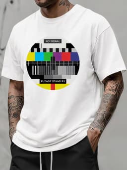 Men' & Women' Summer Short Sleeve T-Shirt - Compatible for App Name Print & - Casual Round Neck Matching Couple Tees - Machine Washable Summer Outfits for Him and Her - Branding Apparel
