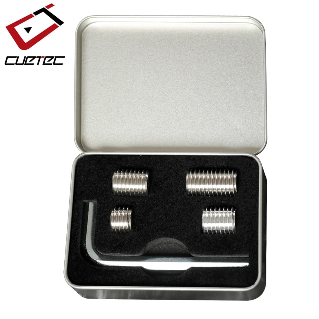 Cuetec Acueweight Pool Cue Weight Bolts, 4 Pack Replacement Cue Weights 0.3oz/0.5oz/1.0oz/1.5oz, Professional Billiard Cue