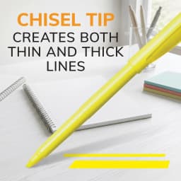 10 Pack Assorted Fluorescent Highlighters Chisel Tip Dual‑Width Marking No Dry‑Out Ink Safe Formula For Color‑Coding Notes School Office Study Stationery Supplies