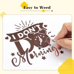 HTVRONT Permanent Vinyl 57 Pack 12"x12", Compatible with Cricut Machine Waterproof Vinyl Sheets 52 Pcs & 5 Transfer Tapes, for Stickers, Decals, Party Decor, Compatible with Cricut & Silhouette