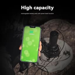 IMALENT MS32 Brightest Flashlight 200,000 Lumens 1618 Meters Beam Distance, Powerful Rechargeable Light with OLED Display & 8 Modes for Outdoor Emergency, Camping, Rescue