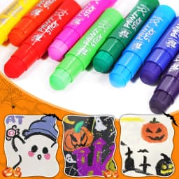 TBC The Best Crafts Paint Sticks for Kids Ages 2-8, 12 Classic Colors Washable, Non-toxic, Tempera Paint Sticks for Crafts, Art Supplies, and Birthday Gifts