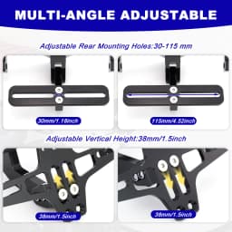 License Plate Holder Bracket Rear Tail Tidy Fender Eliminator ZX-14R ZZR1400 KTM 390 Duke Suzuki SV650 SV1000 For Kawasaki