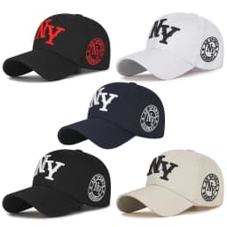 New Trend Embroidered Baseball Cap Men and Women Couple Sunscreen Cap Casual Adjustable Youth Student Hat